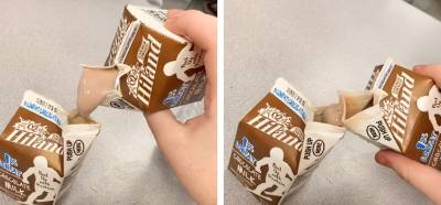 Videonun Türkiye'de bir okulda dağıtılan bozuk sütleri gösterdiği iddiası