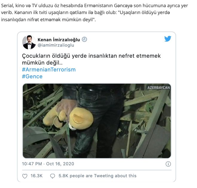 kenan imirzalioglu tweet
