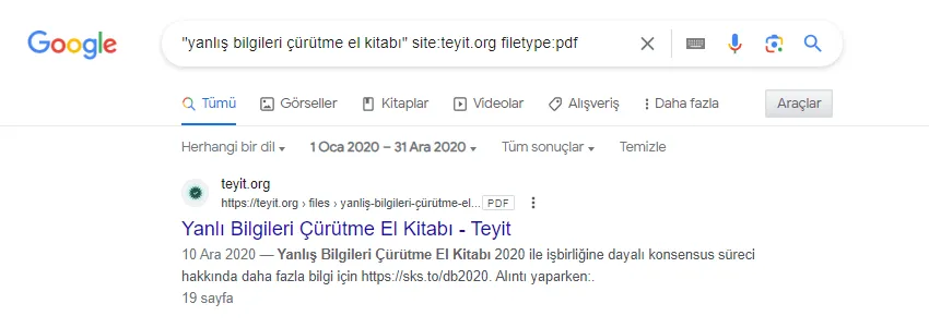 Rehber: Google’da etkili arama yapmak için 7 ek ipucu - Teyit