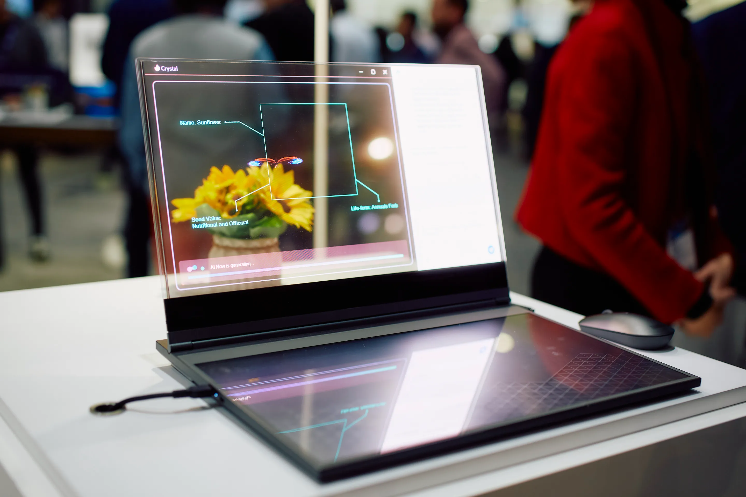 lenovo seffaf bilgisayar