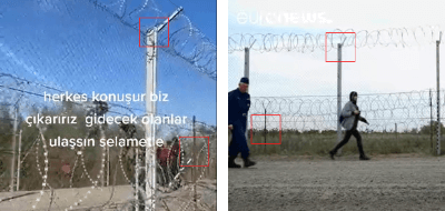 Videonun Van İran sınırından geçen Afganları gösterdiği iddiası