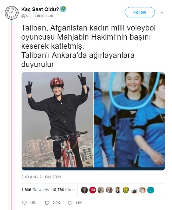 mahjabin hakimi taliban iddia kaynakjpg