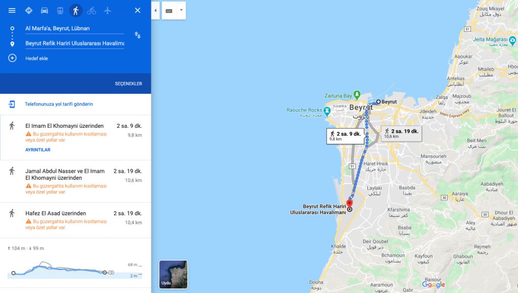 map beyrut iddia azerice