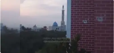 Bombalanmış məscid videosu indiki İsrail Qəzza müharibəsindəndir?