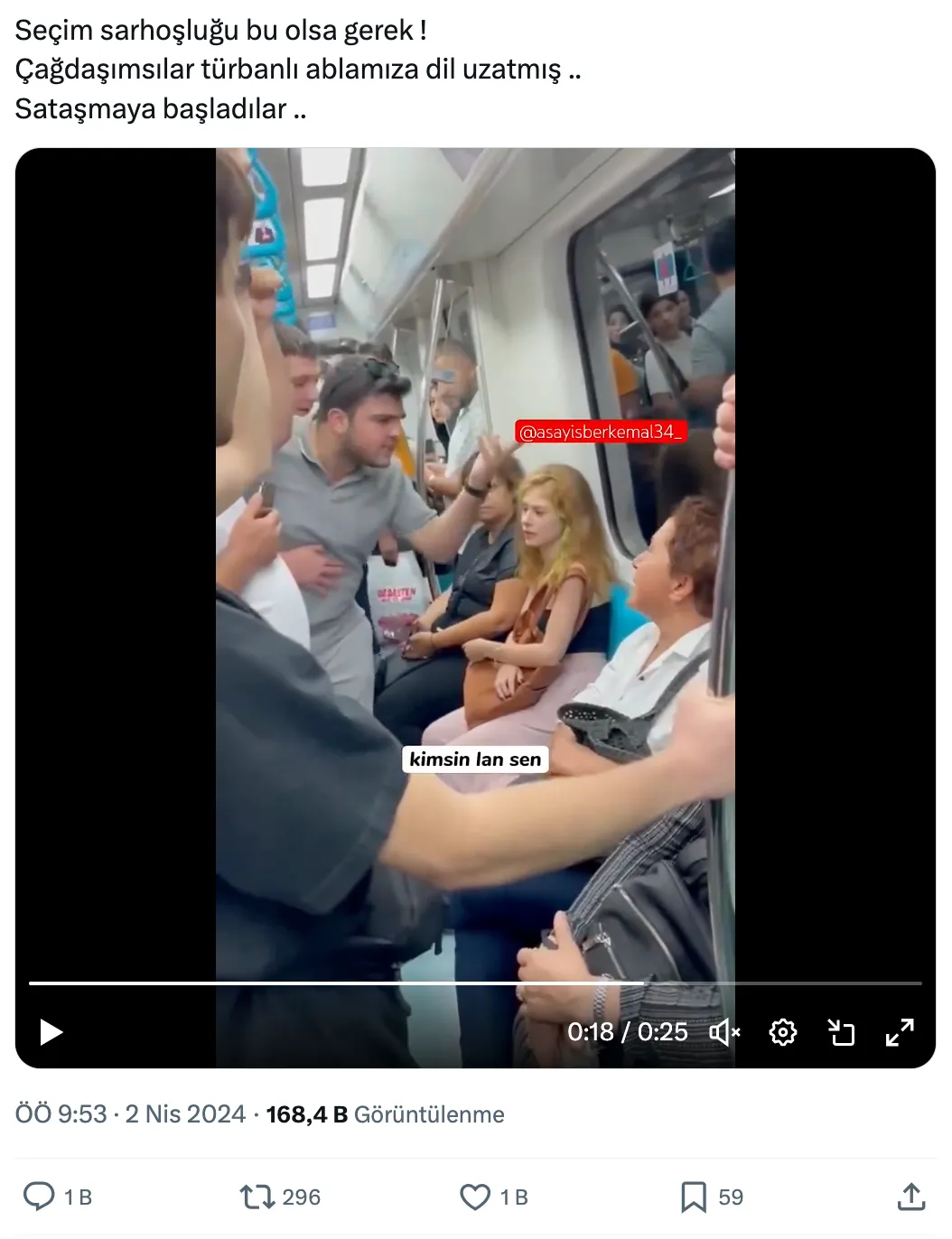 Metrodaki tartışma videosu 31 Mart seçimleri sonrasında mı kaydedildi? -  Teyit