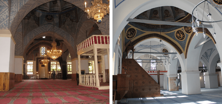 Nasrullah Camisi’nin kalem işi süslemeleri restorasyon sırasında tahrip edilmedi