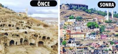 Fotoğrafların Kayaşehir’in eski ve yeni halini gösterdiği iddiası
