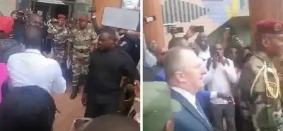 Video Nijer’de Fransa’ya karşı yapılan protestoyu mu gösteriyor?