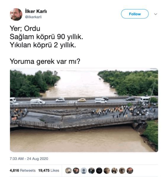 ordu kopru yikildigi iddiasijpg