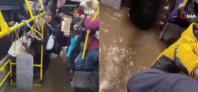 Videonun Ankara'da otobüsü su bastığını gösterdiği iddiası
