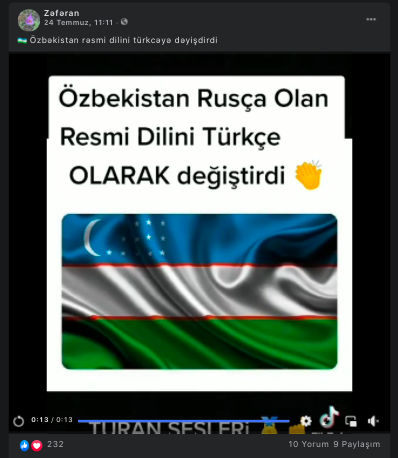 ozbekistanin resmi dilini turkce yaptigi iddiasi ekran teyitaz