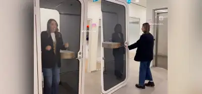 Videodaki kabinler “panik odası” olarak mı kullanılıyor?