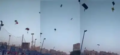 Video paraşütlü Hamas güçlerini mi gösteriyor?
