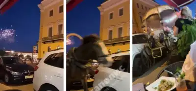 Videodaki at arabası görüntülerinin Paris protestolarından olduğu iddiası