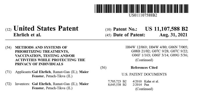 Pfizer’in aşılanmış kişileri takip etmek için başvurduğu iddia edilen patent