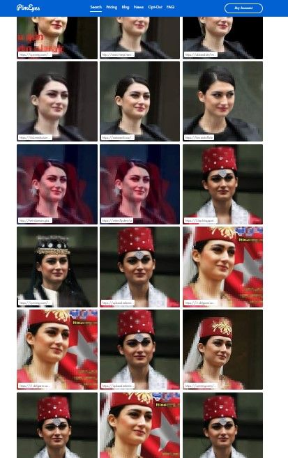 pimeyes ekran goruntusu farkli yuzler