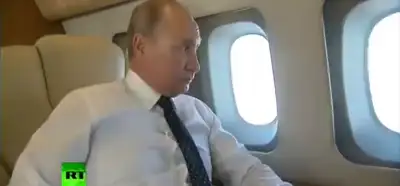 Görüntüler Putin'in Reisi'nin cenaze törenine gidişini mi gösteriyor?