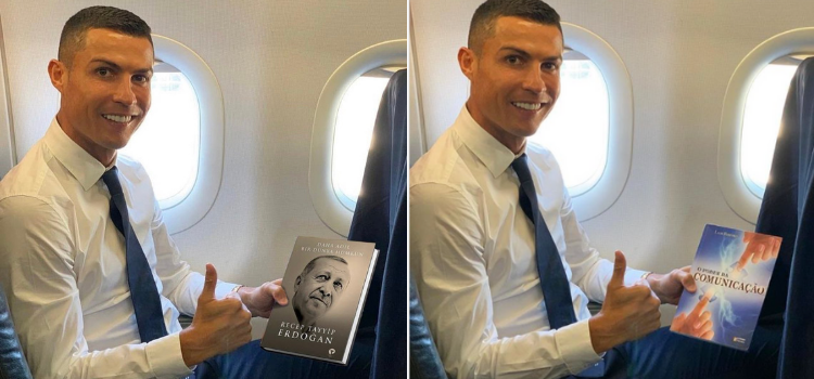 Ronaldo’nun Cumhurbaşkanı Erdoğan’ın kitabıyla fotoğraf çektirdiği iddiası