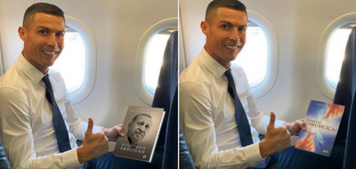 Ronaldo’nun Cumhurbaşkanı Erdoğan’ın kitabıyla fotoğraf çektirdiği iddiası
