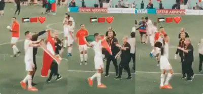 Fələstin bayrağını qaldıran şəxsin Kriştiano Ronaldo olduğu iddiası
