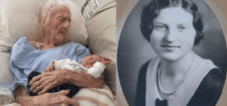 Fotoğrafın 100 yaşın üzerinde doğum yapan bir kadını gösterdiği iddiası