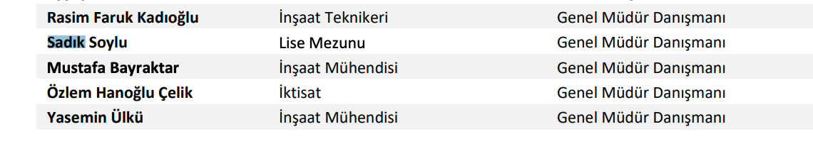 sadik soylu genel mudur danismani