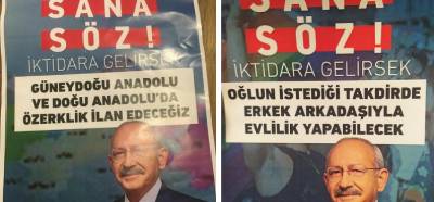 Görseldeki Kemal Kılıçdaroğlu afişlerinin gerçek olduğu iddiası