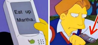 Simpsonlar'da dokunmatik telefon ve akıllı saatin önceden bilindiği iddiası