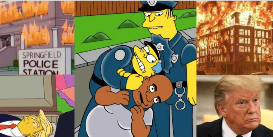 Simpsonlarda George Floydun ölümünün təsvir edildiyi iddiası