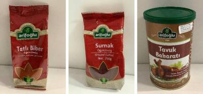 Singapur’a ihraç edilen Arifoğlu markasına ait baharatların toplatıldığı iddiası