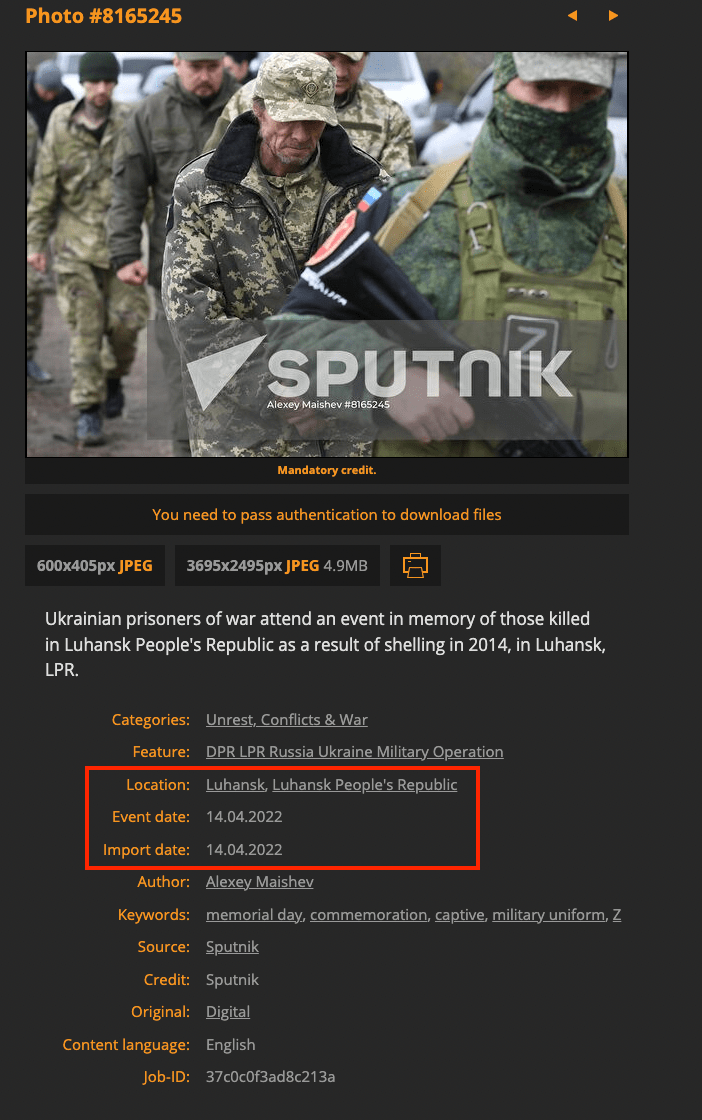 sputnik ukraynali esirler fotograf kaynak