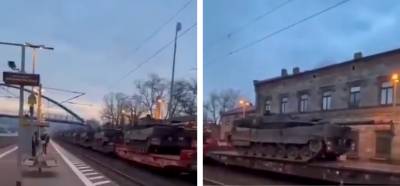 Videonun Almanya'dan Ukrayna'ya giden tankları gösterdiği iddiası