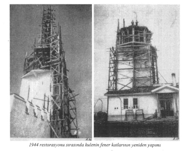 teknik rapor kiz kulesi 1944 restorasyonpng