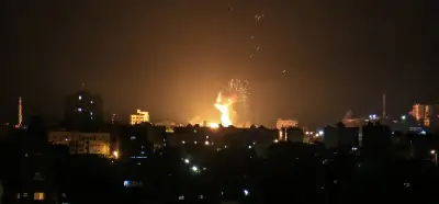 Fotoğraf Tel Aviv'de meydana geldiği iddia edilen patlamadan mı?