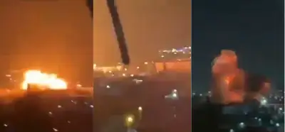 Patlama görüntülerinin Tel Aviv'den olduğu iddiası