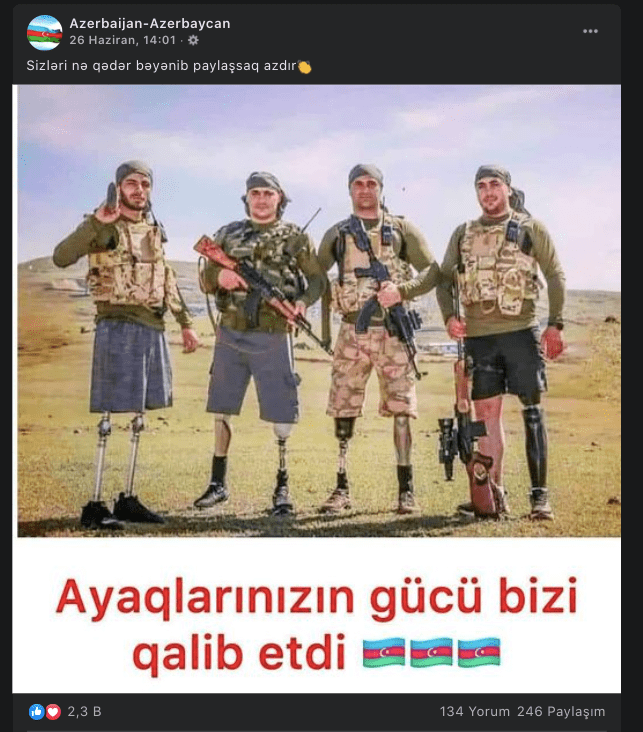 teyitaz askerlerin azerbaycan askeri oldugu iddiasi