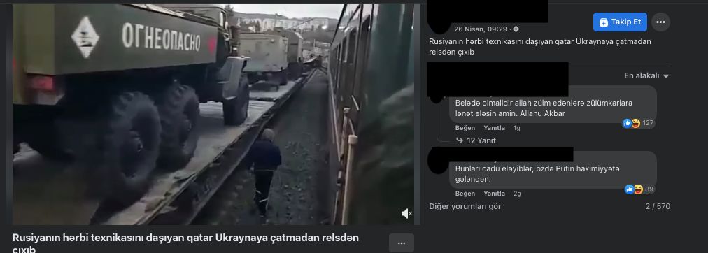 teyitaz iddia ekrani videonun ukraynaya askeri arac tasiyan rus trenlerinin