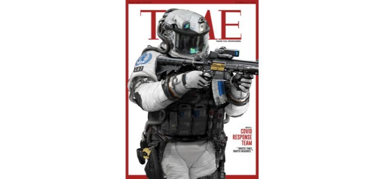 Görselin Time Dergisi’nin Covid-19 kapağını gösterdiği iddiası
