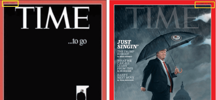 Time dergisinin Trump için 'Gitme zamanı' kapağı hazırladığı iddiası