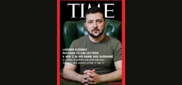 Time dergisinin kapağında Zelenski'nin şeytan gibi gösterildiği iddiası