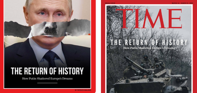 Time dergisinin Putin'i Adolf Hitler'e benzeten bir kapak hazırladığı iddiası
