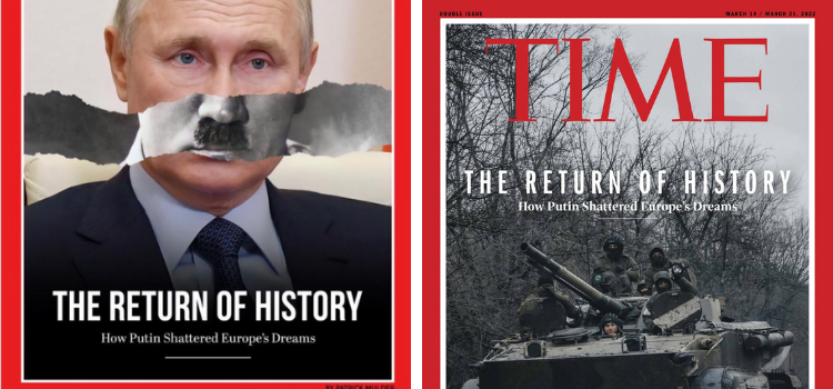 Time dergisinin Putin'i Adolf Hitler'e benzeten bir kapak hazırladığı iddiası