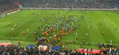 Fotoğrafın Trabzonspor-Fenerbahçe maçında sahaya giren taraftarı gösterdiği iddiası