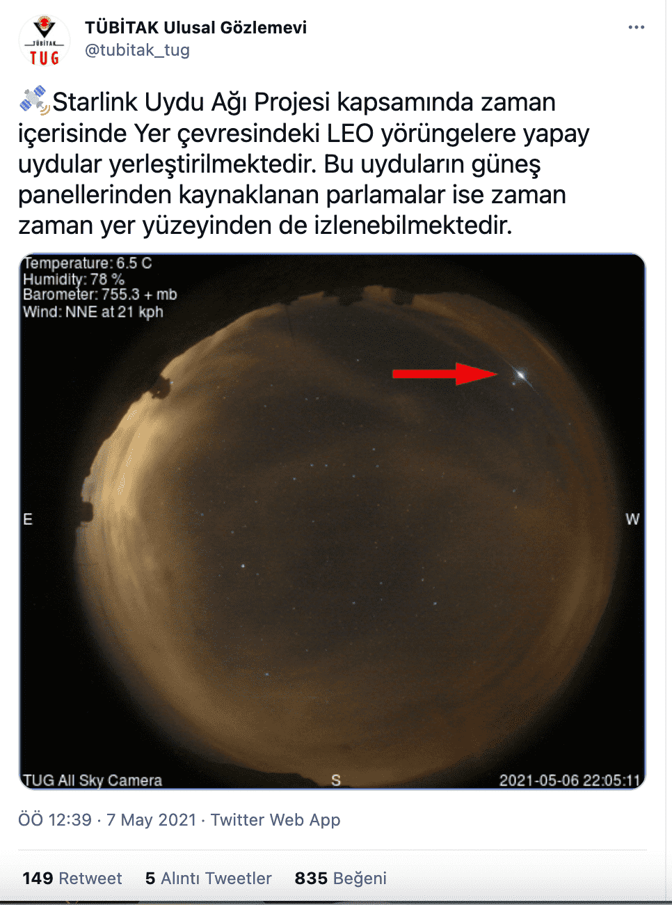 tubitakstarlinkuydulariaciklamasi