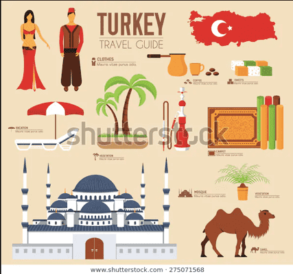 Is the picture the advertisement brochure for Turkey?