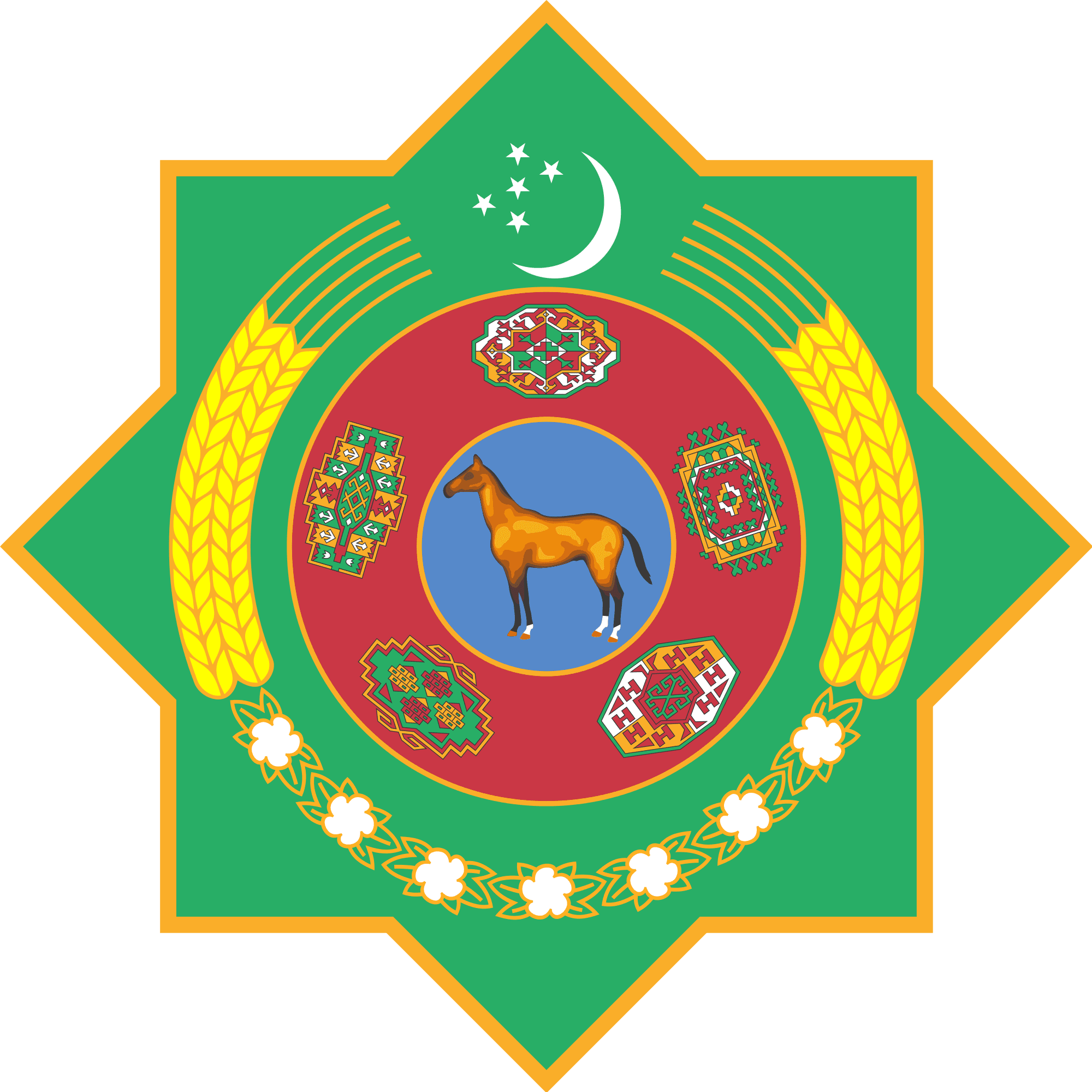 turkmenistan bayrak logo