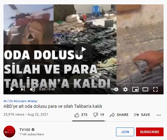 tv 100 abd parasi talibana kaldi paylasim