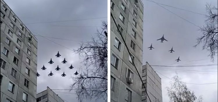 Videonun Ukrayna’daki Kharkov’da bir hava saldırısını gösterdiği iddiası