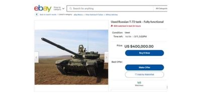 Ukraynalıların ele geçirdikleri Rus tanklarını internetten sattıkları iddiası