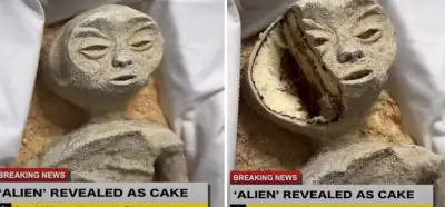 Meksika’daki "uzaylı" figürlerinin gerçekte kek olduğu iddiası